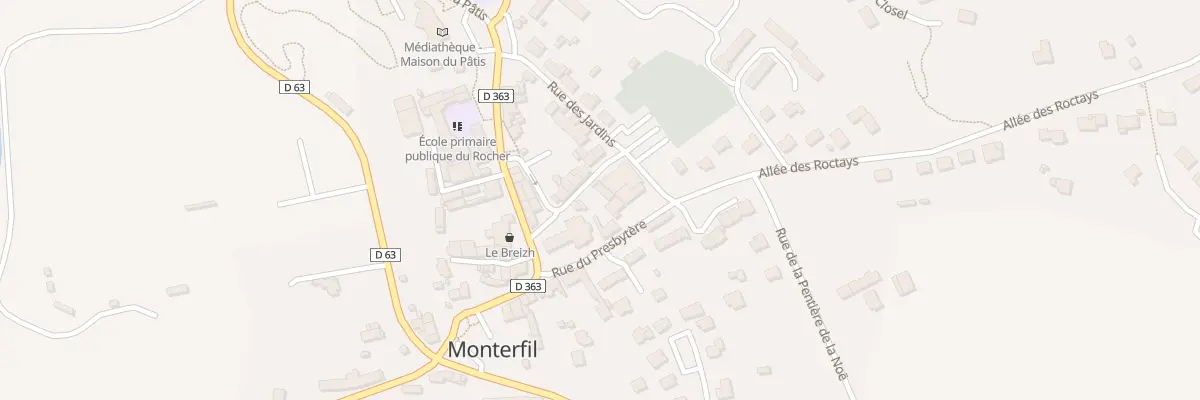 Plan du 4 Rue de la Vieille Forge à Monterfil