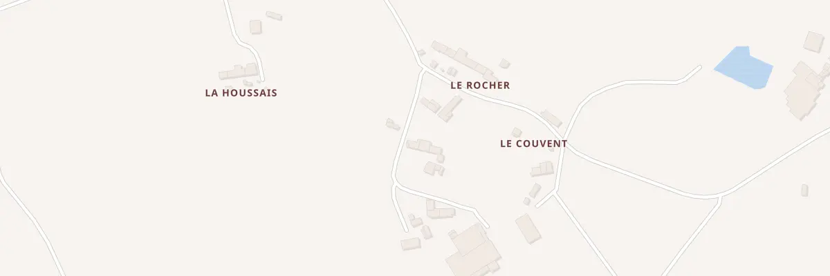 Plan du 14 Le Rocher à Maxent
