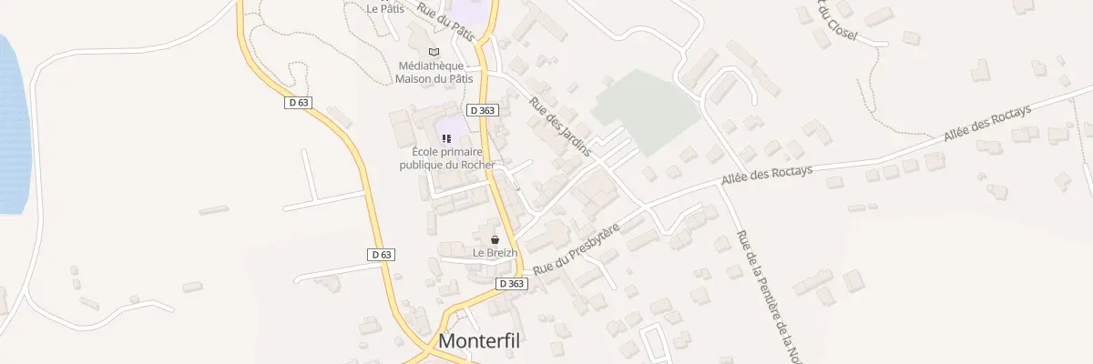 Plan du 5 Rue de la Vieille Forge à Monterfil