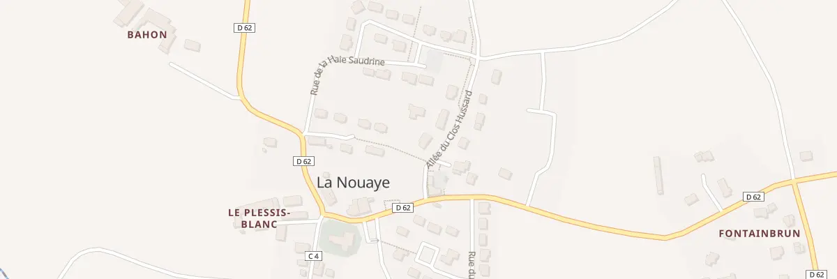 Plan du 2 All du Clos Hussard à La Nouaye
