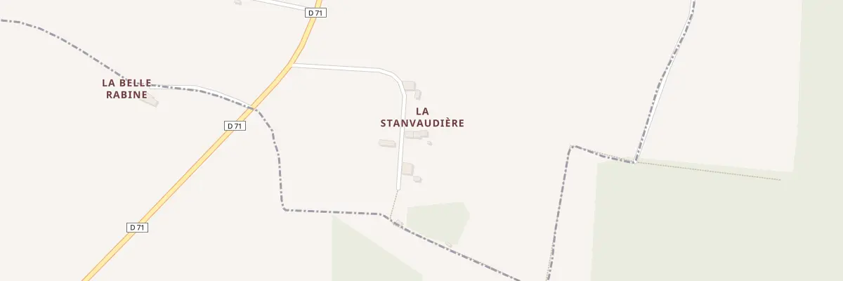 Plan du 7 La Stavaudière à Saint-Pern