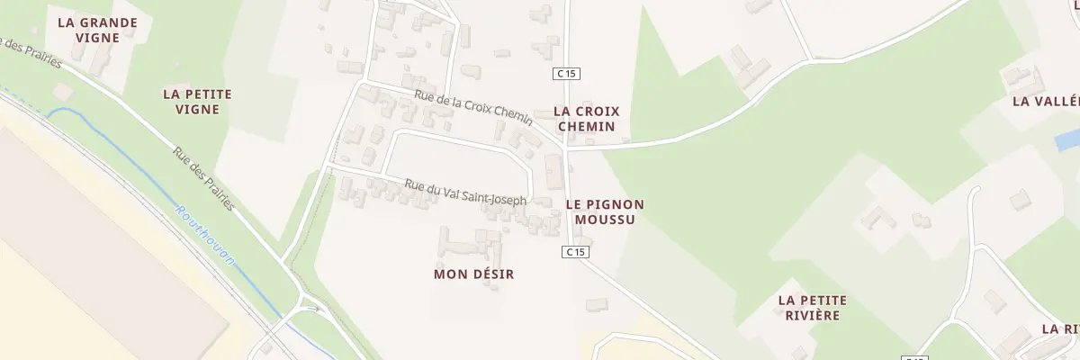 Plan du 55 Rue du Val Saint-joseph à Saint-Malo