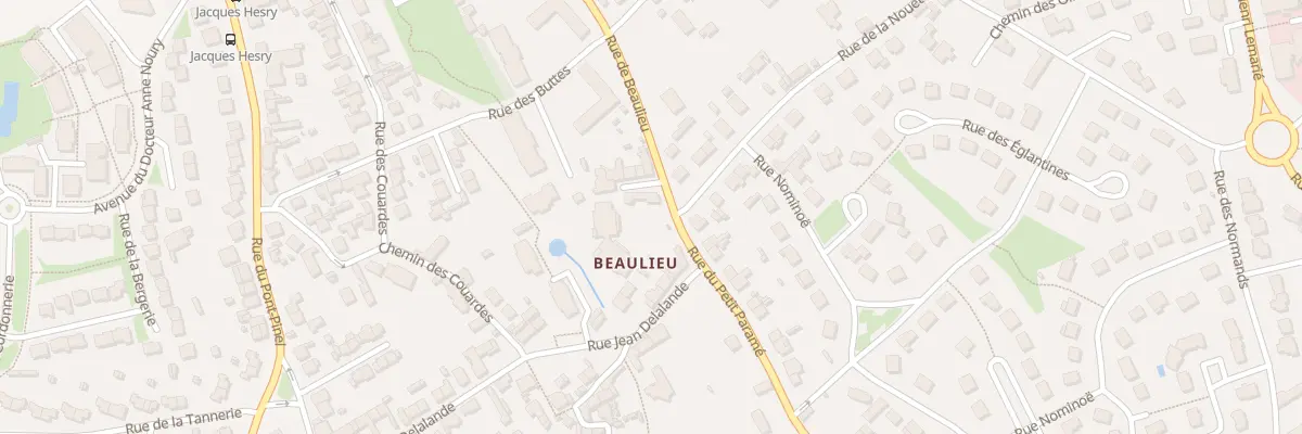 Plan du 38 Rue de Beaulieu à Saint-Malo