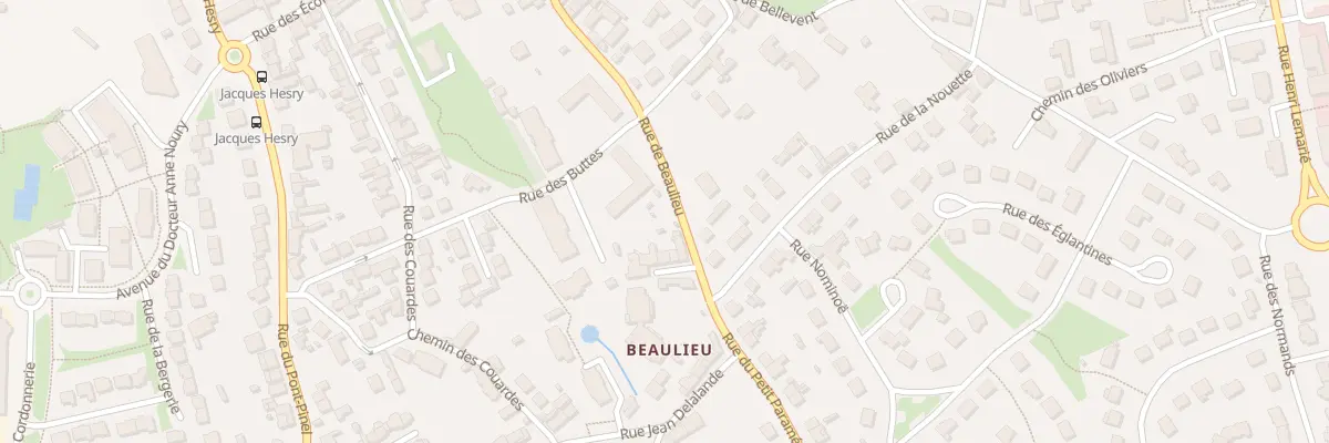 Plan du 30 Rue de Beaulieu à Saint-Malo