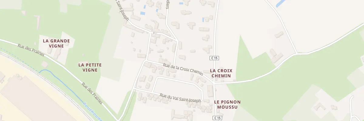 Plan du 12 Rue de la Croix Chemin à Saint-Malo