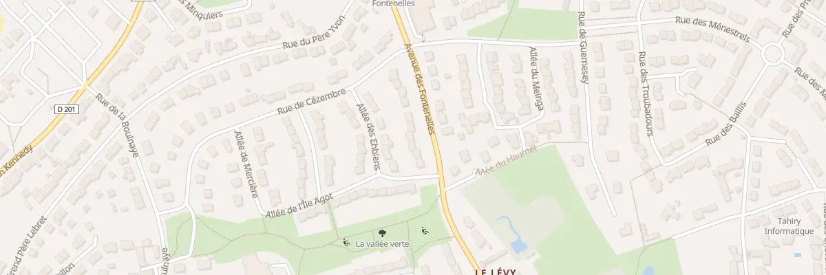 Plan du 44 Av des Fontenelles à Saint-Malo