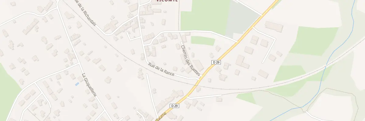 Plan du 2 Che des Ruettes à La Vicomté-sur-Rance