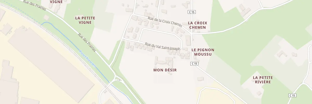 Plan du 53H Rue du Val Saint-joseph à Saint-Malo