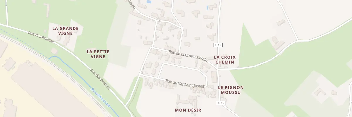 Plan du 55J Rue du Val Saint-joseph à Saint-Malo