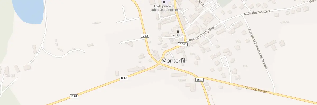 Plan du 5255 Cote Saint-Genou à Monterfil