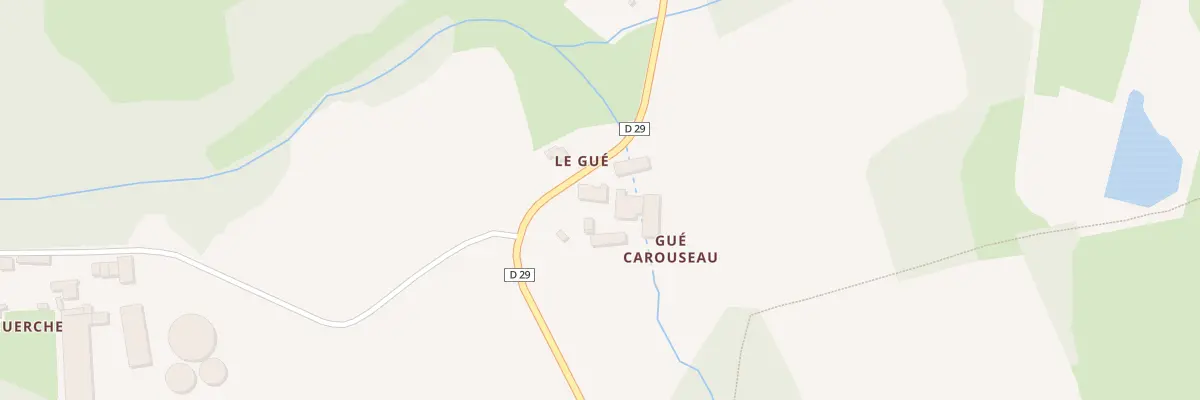 Plan du 5 Le Gue Carouseau à Saint-Hélen