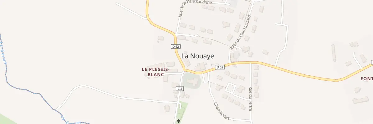 Plan du 3 Rue du Plessis Blanc à La Nouaye