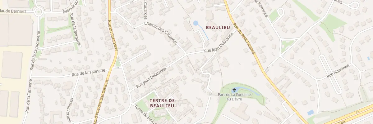Plan du 22 Rue Jean Delalande à Saint-Malo