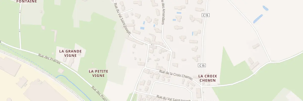 Plan du 43 Rue du Val Saint-joseph à Saint-Malo