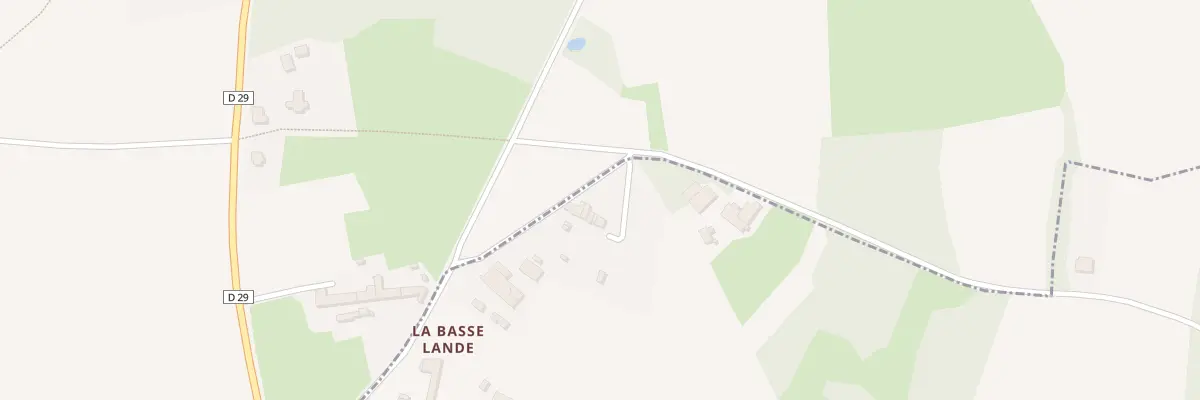 Plan du 9 La Basse Lande à Saint-Hélen
