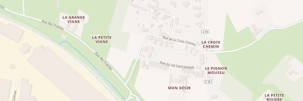 Plan du 55Q Rue du Val Saint-joseph à Saint-Malo