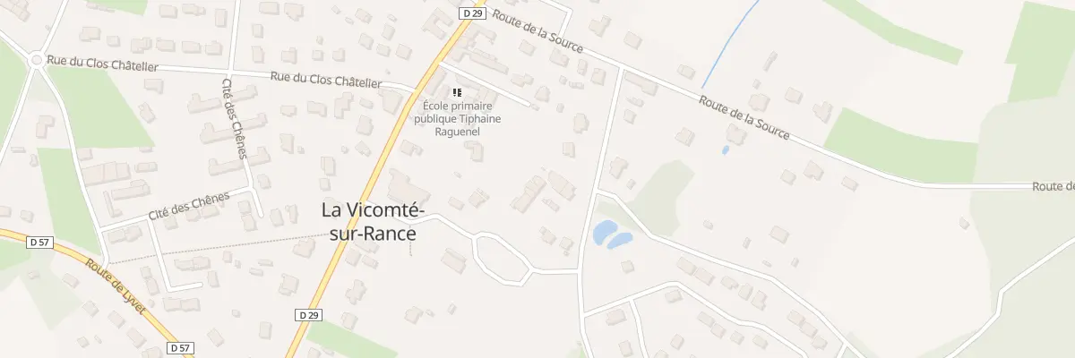 Plan du 3 Le Villou à La Vicomté-sur-Rance