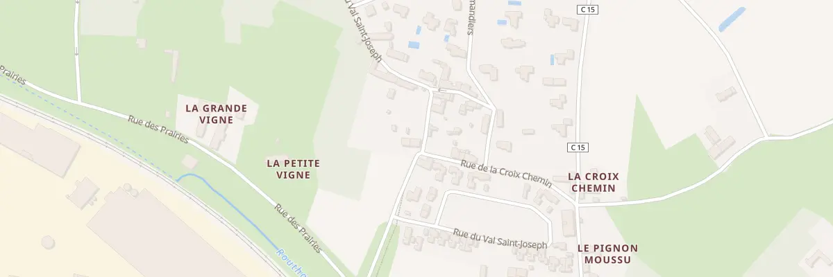 Plan du 34 Rue du Val Saint-joseph à Saint-Malo