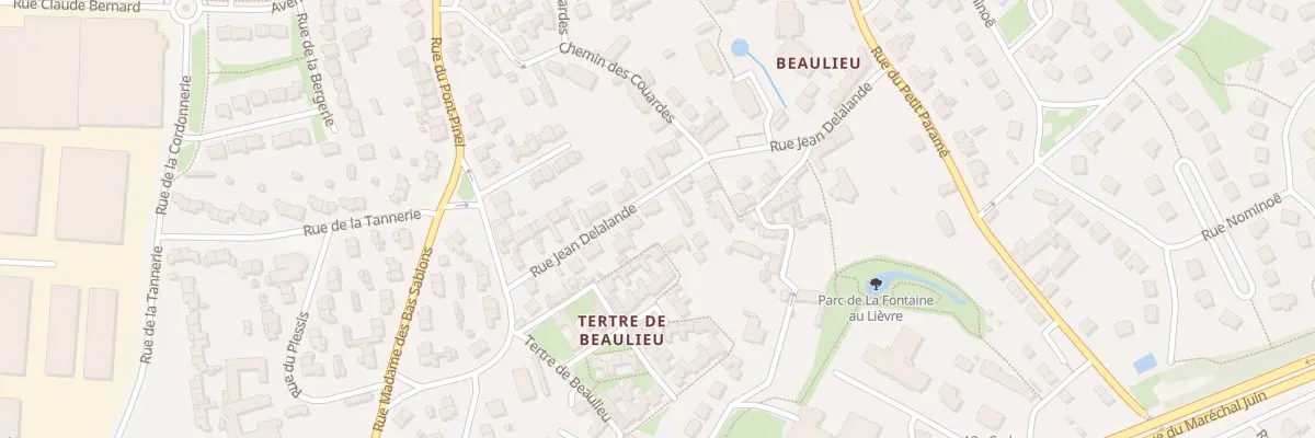 Plan du 16 Rue Jean Delalande à Saint-Malo