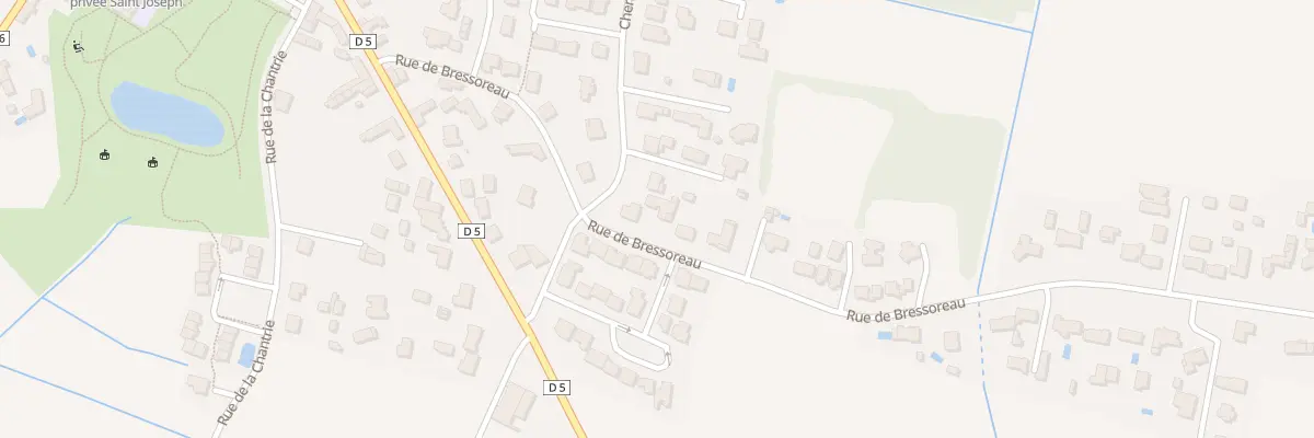 Plan du 11B Rue de Bressoreau à Chauvé