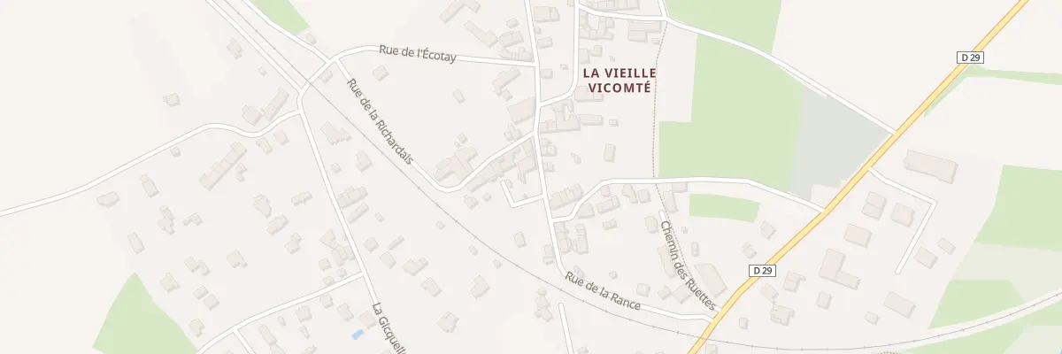 Plan du 7 Rue de la Rance à La Vicomté-sur-Rance