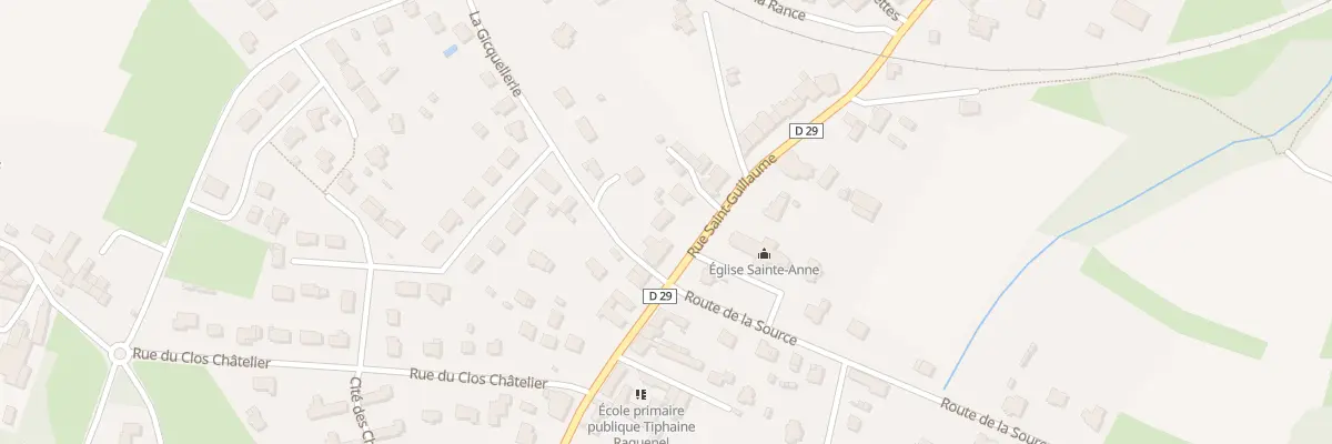 Plan du 3 Rue Saint-Guillaume à La Vicomté-sur-Rance