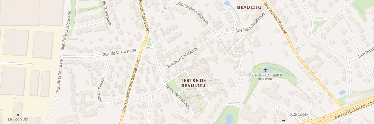 Plan du 10 Rue Jean Delalande à Saint-Malo
