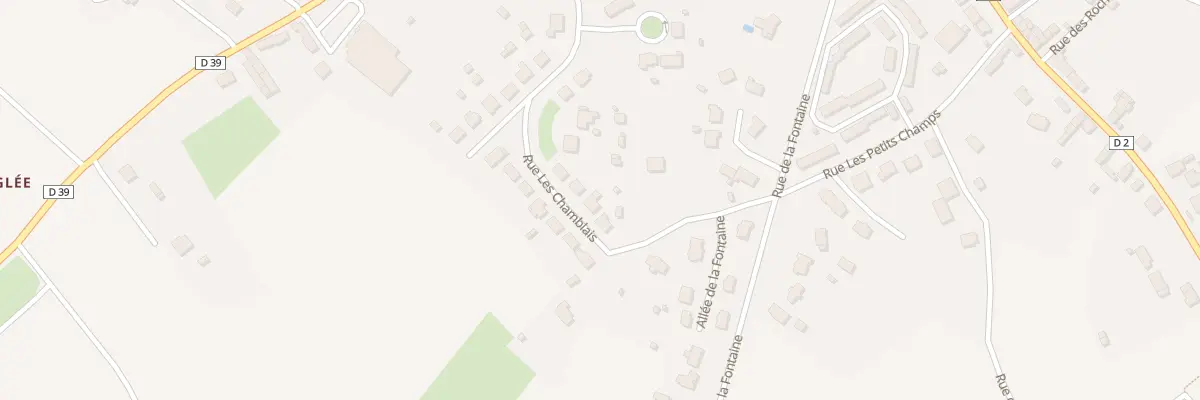Plan du 21 Rue les Chamblais à Évran