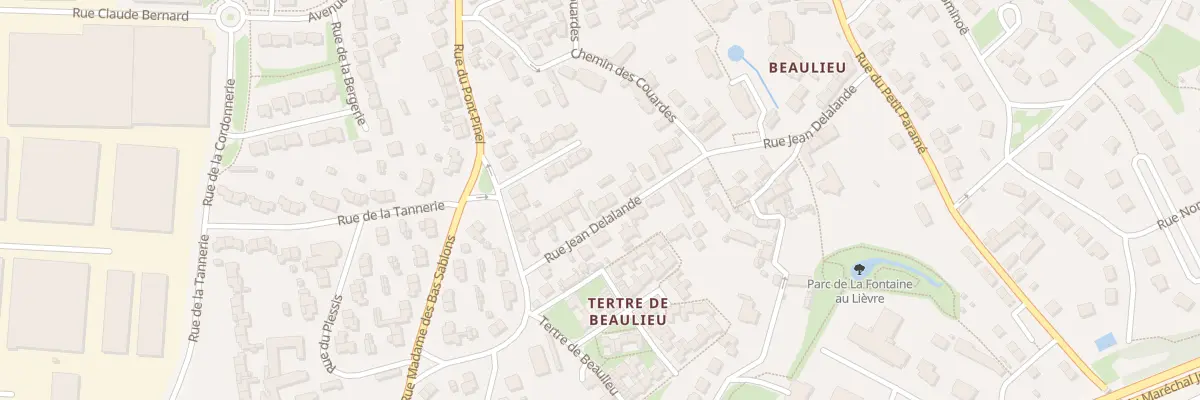 Plan du 15 Rue Jean Delalande à Saint-Malo