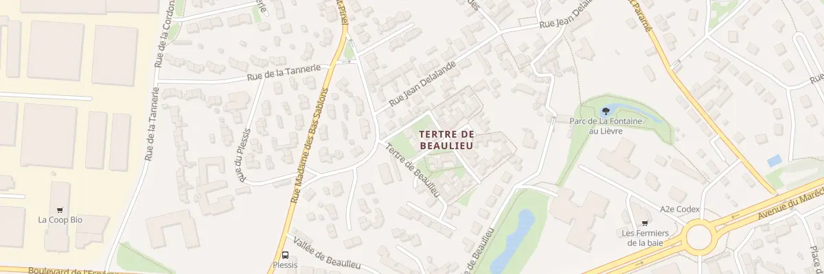 Plan du 1 Tertre de Beaulieu à Saint-Malo