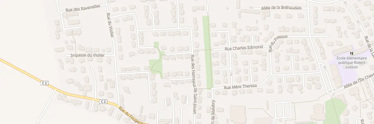 Plan du 1 All des Cèdres à Saint-Jouan-des-Guérets