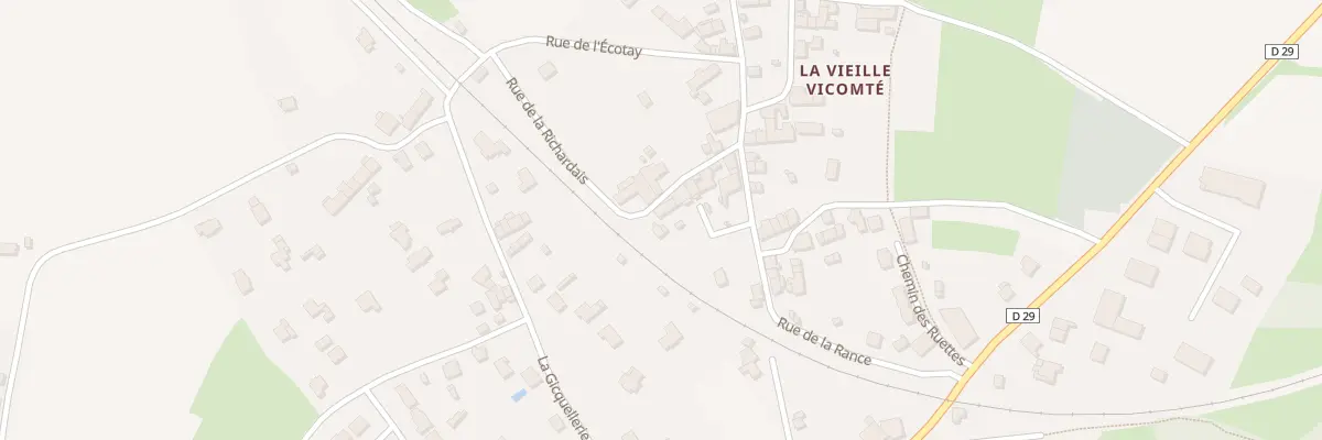 Plan du 1 Rue de la Richardais à La Vicomté-sur-Rance