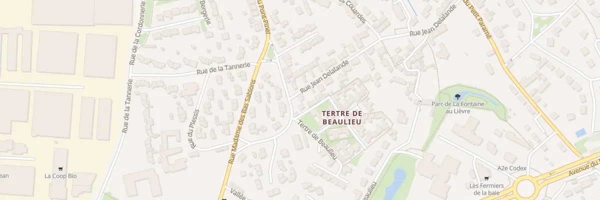 Plan du 2 Rue Jean Delalande à Saint-Malo