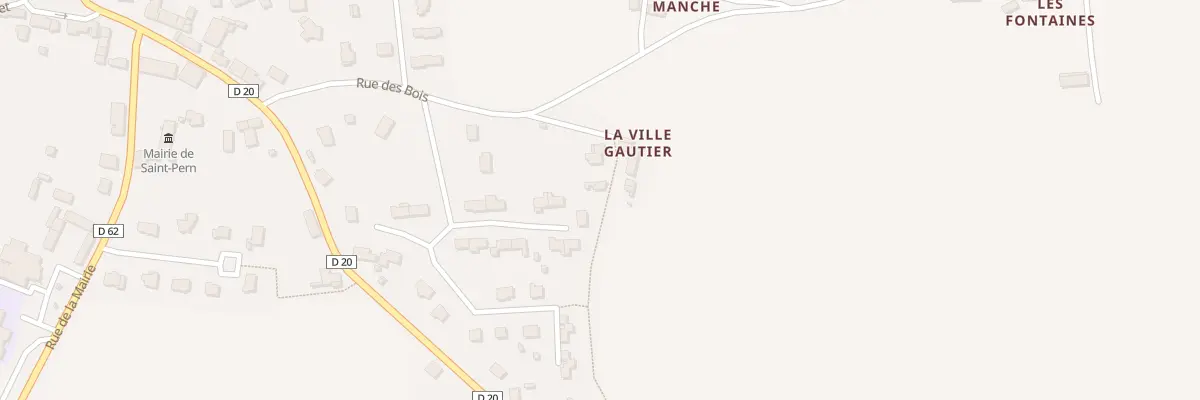Plan du 5 Rue de la Grande Ville Gautier à Saint-Pern