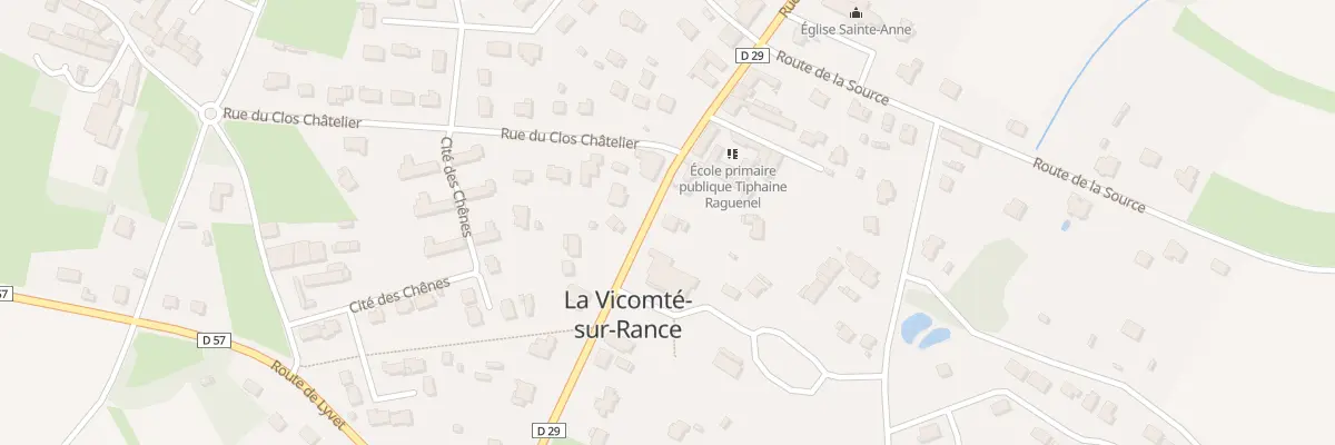 Plan du 24 Rue de la Mairie à La Vicomté-sur-Rance