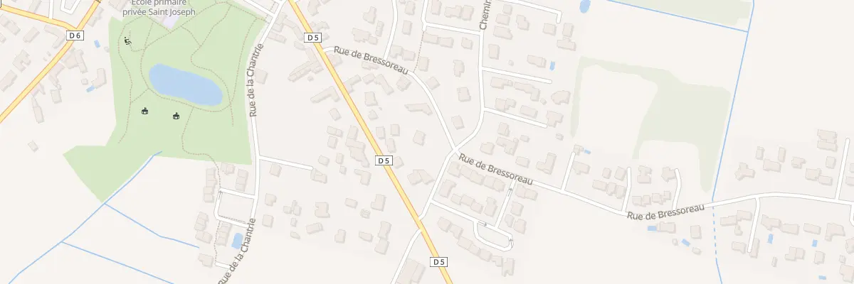 Plan du 8 Rue de Bressoreau à Chauvé