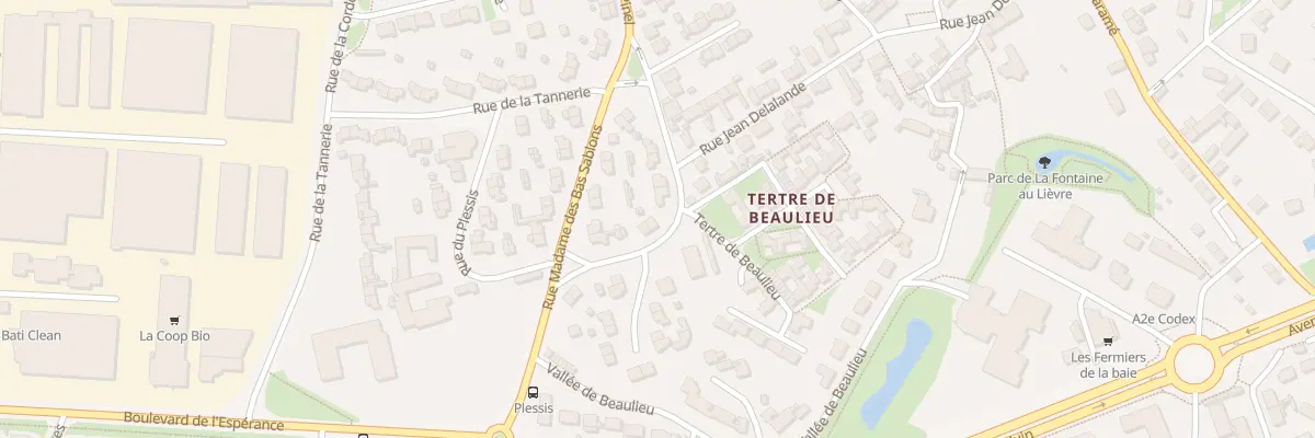 Plan du 50 Rue du Pont Pinel à Saint-Malo