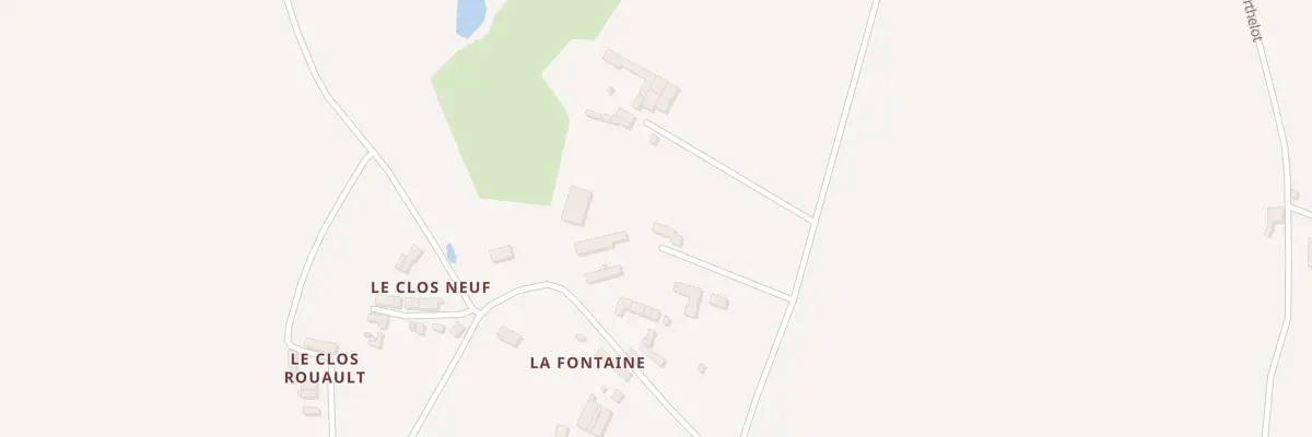 Plan du 52 La Fontaine à Évran