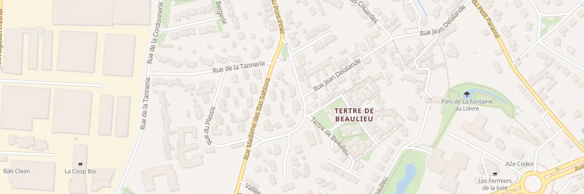 Plan du 44 Rue du Pont Pinel à Saint-Malo