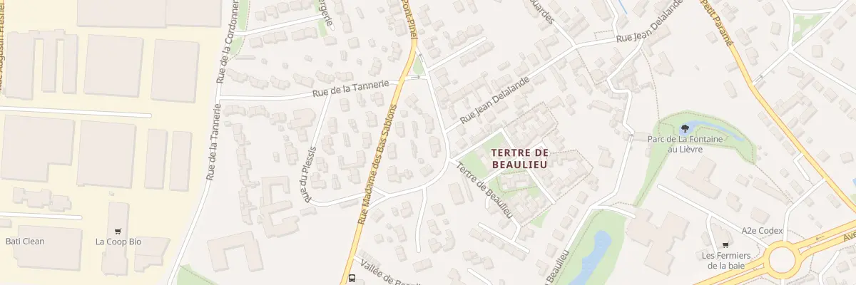 Plan du 46 Rue du Pont Pinel à Saint-Malo