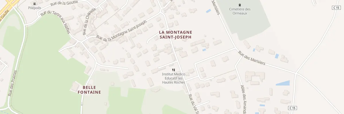 Plan du 8 Rue du Val Saint-joseph à Saint-Malo