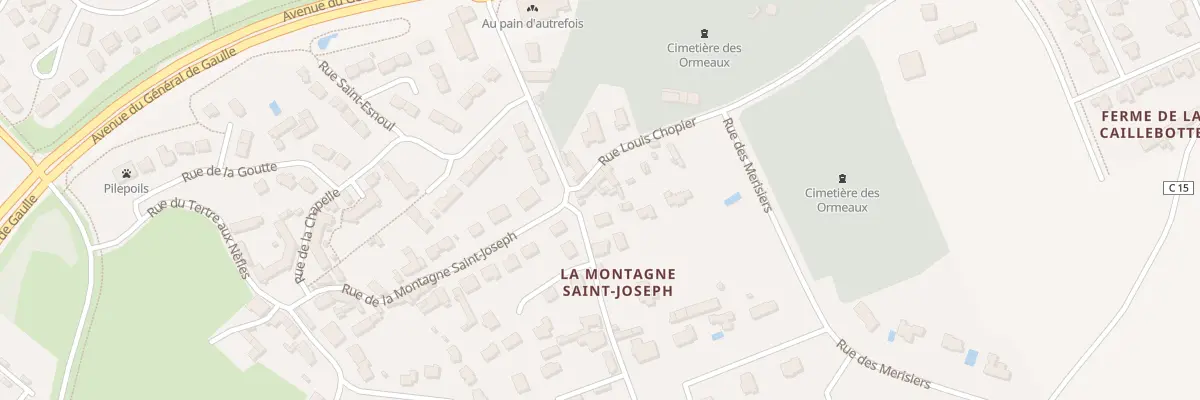 Plan du 1 Rue du Val Saint-joseph à Saint-Malo