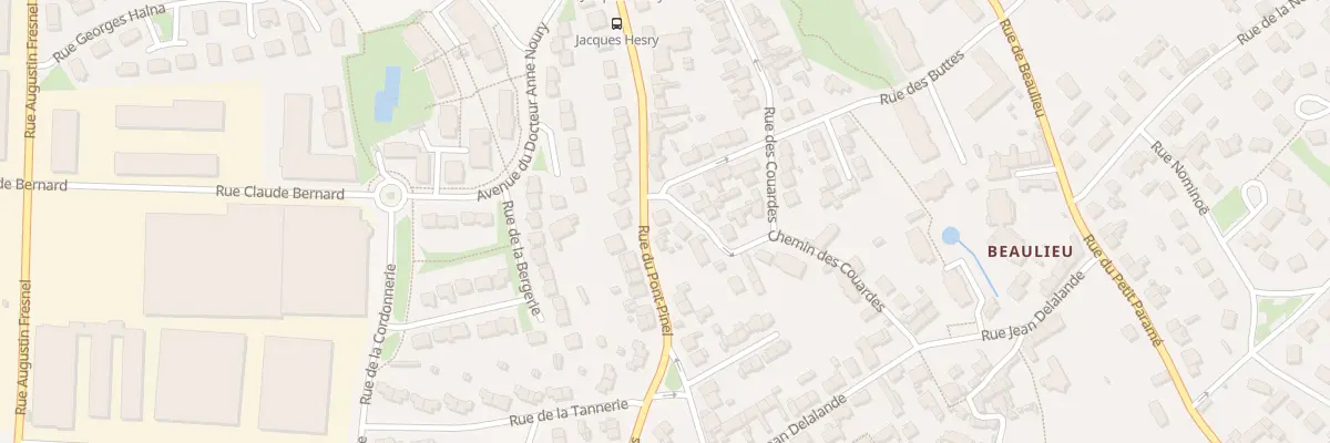 Plan du 29 Rue du Pont Pinel à Saint-Malo