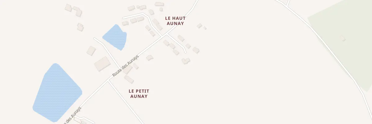 Plan du 4 All du Petit Aunay à La Chapelle du Lou du Lac