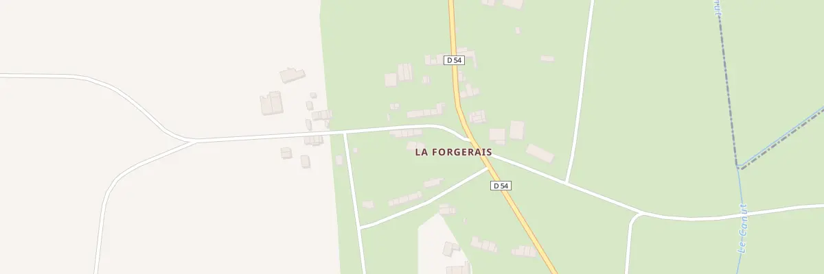 Plan du 5330 La Forgerais à Saint-Just