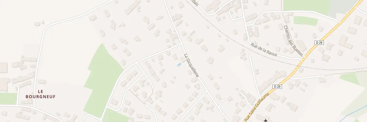 Plan du 7 La Gicquellerie à La Vicomté-sur-Rance