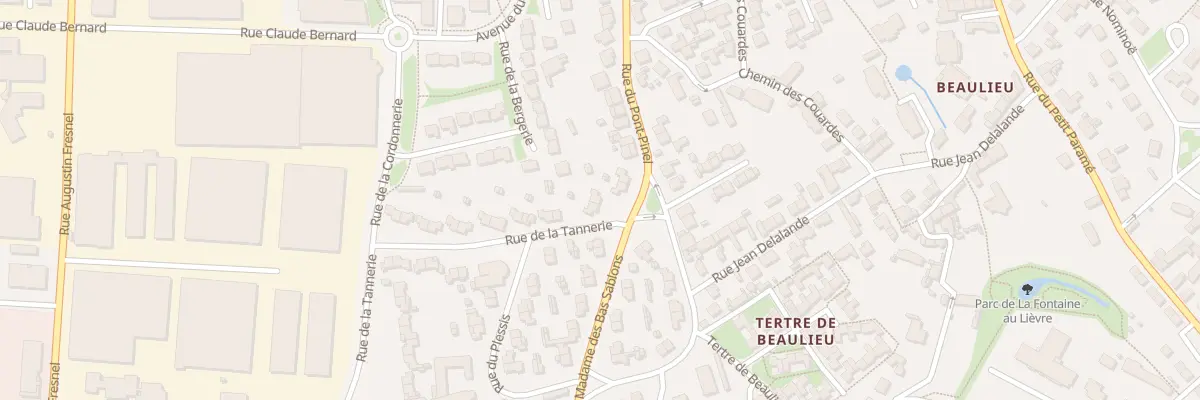 Plan du 6 Rue Mme des Bas Sablons à Saint-Malo