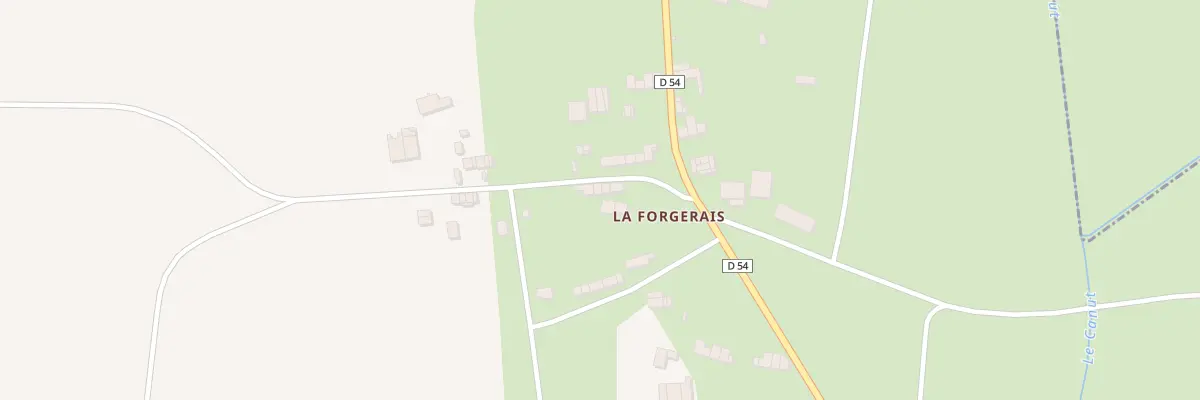 Plan du 53 La Forgerais à Saint-Just