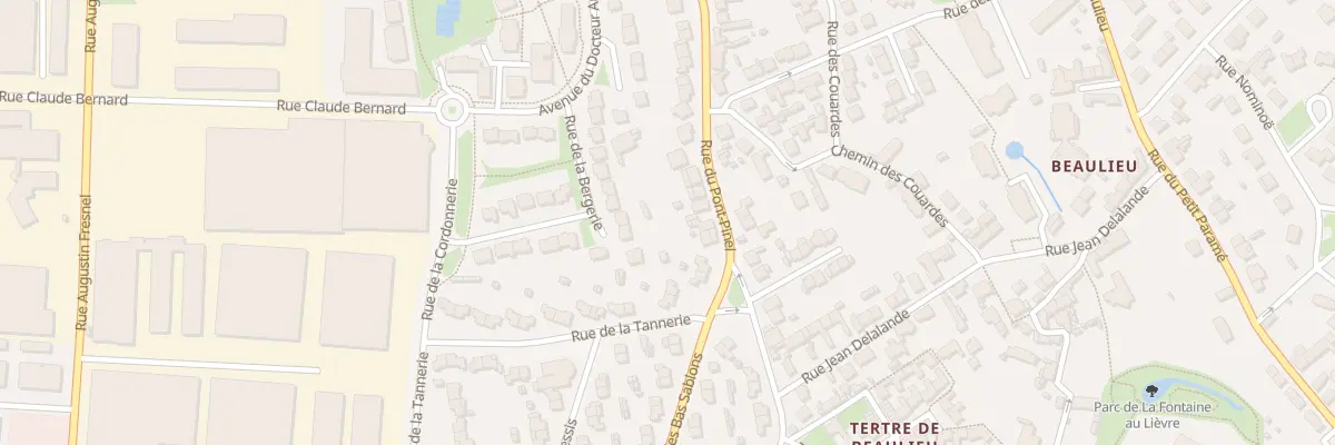 Plan du 34 Rue du Pont Pinel à Saint-Malo