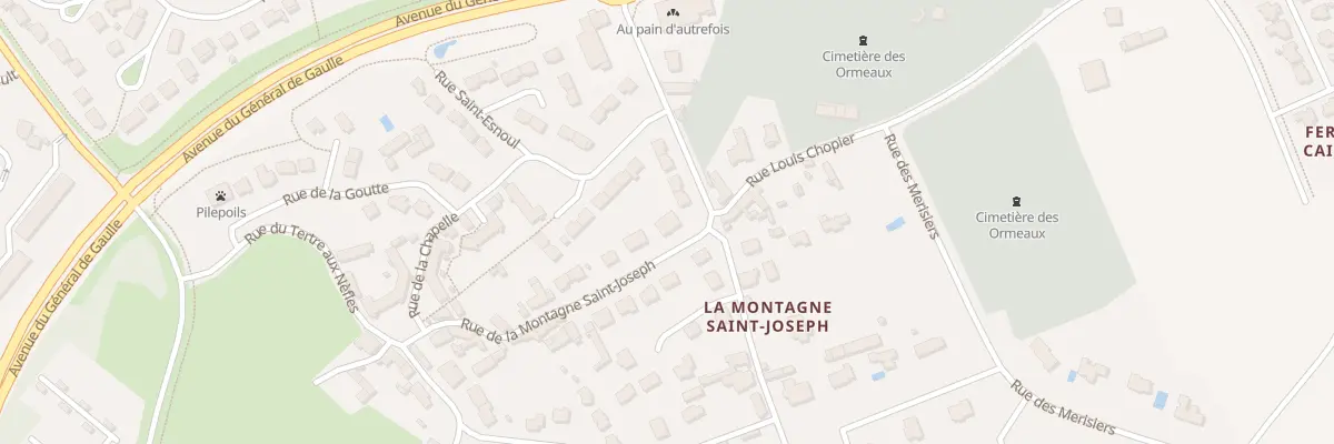Plan du 19 Rue Montagne Saint Joseph à Saint-Malo